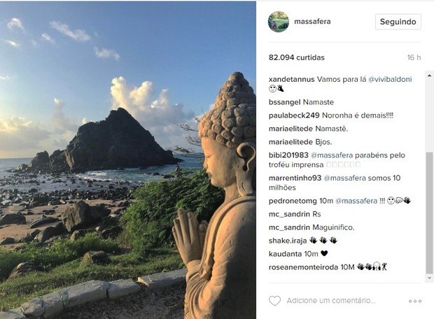 Fãs comemoram alcance de 10 milhões de seguidores em Instagram de Grazi Massafera (Foto: Reprodução/Instagram)