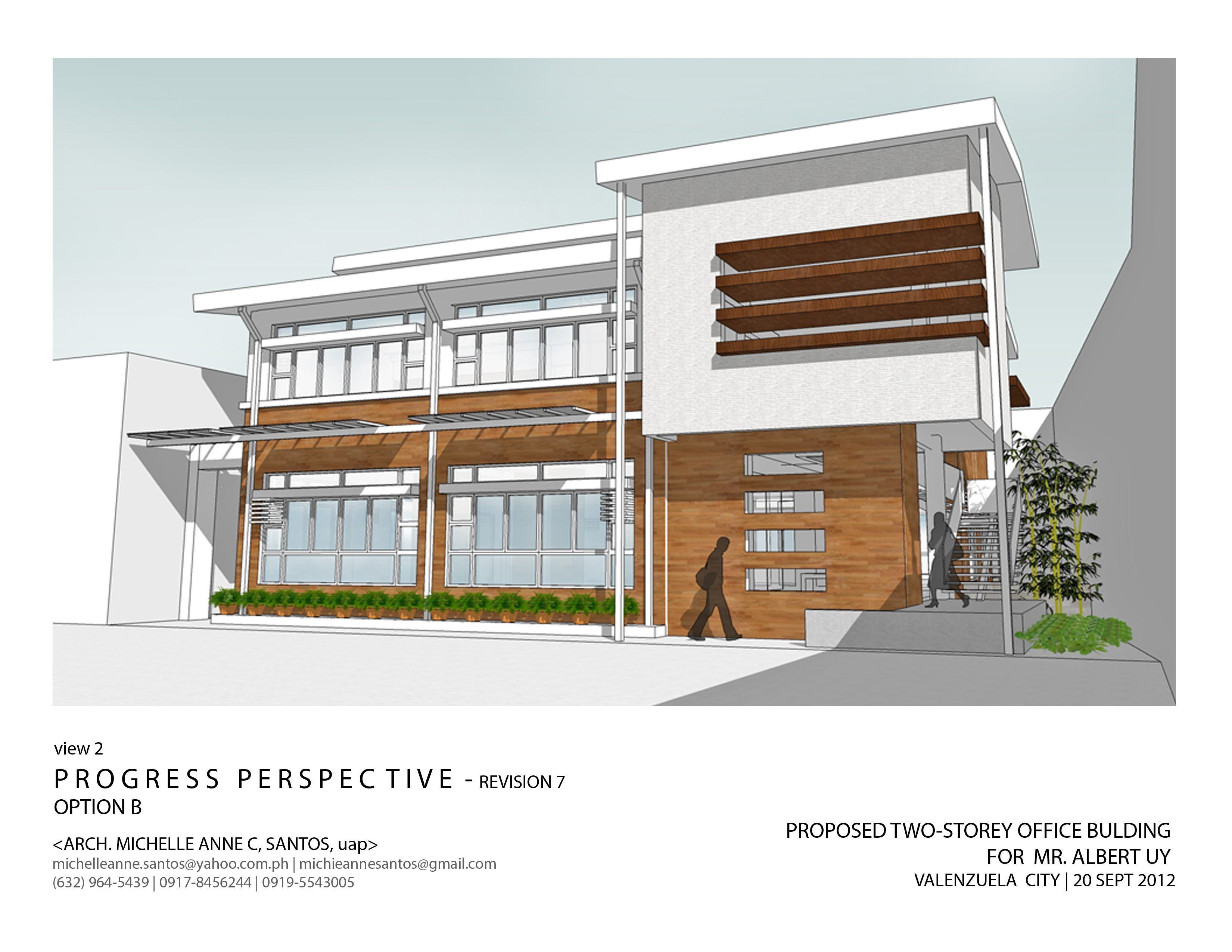 2 Storey Commercial Building Floor Plan Modern House