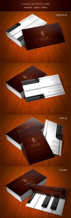 Piano Business Card (Custom)