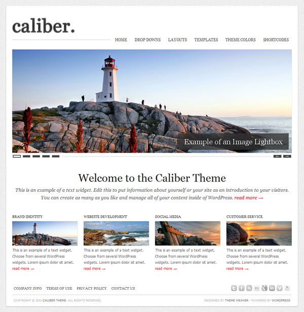 Caliber Theme