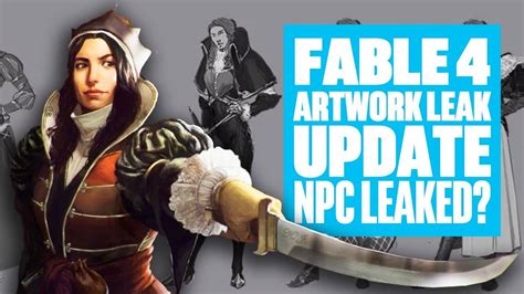 Fable 4 Leak Artwork Update - NPC Concept Art? FABLE 4 LEAKS - YouTube