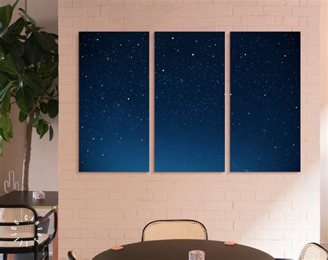 Starry Night Canvas Print // Night Sky Full of Stars Wall Art | Etsy