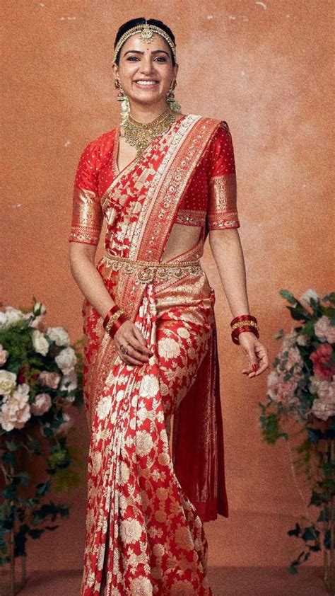 Samantha Ruth Prabhu's Silk Sarees For South Indian Wedding