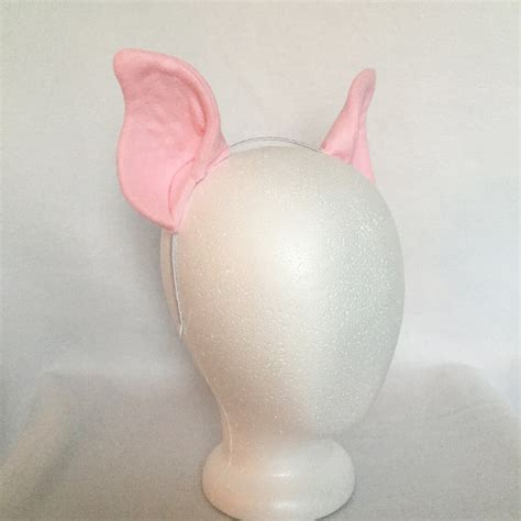 Pig Ears or tail pig costume pink pig ears pink realistic pig | Etsy