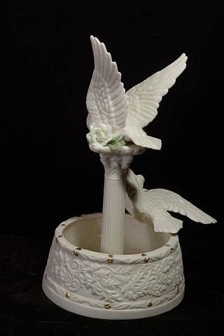 CYBIS PORCELAIN WEDDING CAKE TOPPER LOVE BIRDS BRIDE | #16804018