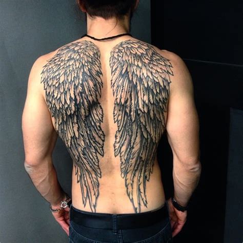 17+ Awesome Angel Wing Tattoos