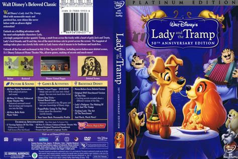 Lady and the Tramp (Platinum Edition) - Movie DVD Scanned Covers - 5423Lady and the Tramp ...