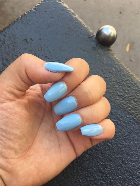 Baby Blue Coffin Nails : Baby Blue And Silver Coffin Nails Nail And Manicure Trends / 14 coffin ...