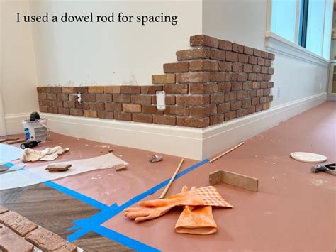 Brick Veneer Wall Tutorial - Remington Avenue