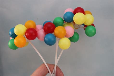 Balloons Cake Topper/ Cake Decoration / Birthday Supplies 3 Bunches - Etsy