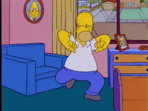 Celebrate Homer Simpson GIF - Celebrate HomerSimpson Dancing - Discover & Share GIFs