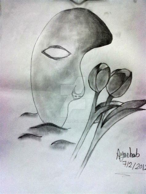 Phantom Of The Opera Mask Drawing at PaintingValley.com | Explore collection of Phantom Of The ...