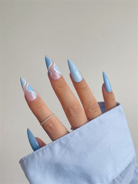 45+ Gorgeous Light Blue Nails To Spruce Up Your Look | Le Chic Street