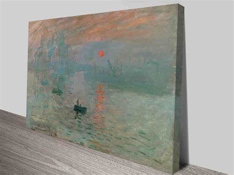 Claude Monet Impression Sunrise Canvas Art Print Soleil Levant