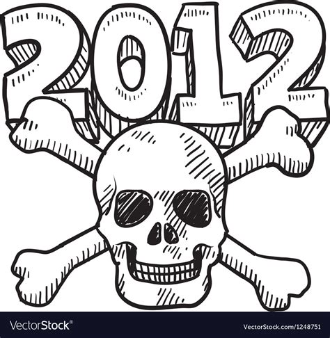 2012 - The apocalypse Royalty Free Vector Image