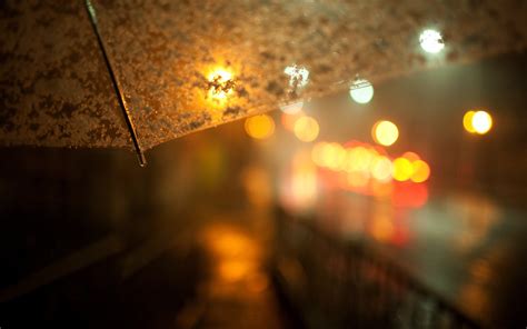 rain, Night, Lights, Blurred Wallpapers HD / Desktop and Mobile Backgrounds