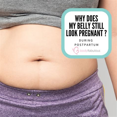 Why does my belly still look pregnant? - BodyFabulous Pregnancy Women's Fitness