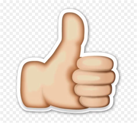 Download Like Emoji Thumbs Up Png Image For Free - Like Emoji Em Png, Transparent Png - vhv