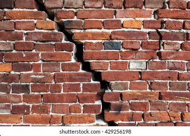 Cracked Brick Wall Brick Wall Background Stock Photo (Edit Now) 429256180