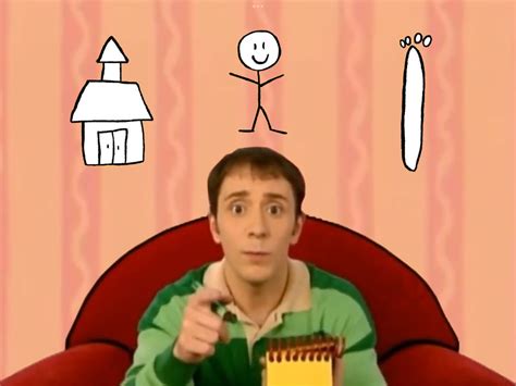 Blue’s Clues Thinking Time From A Surprise Guest (Steve’s Version) Blue Audio, Writing Utensil ...