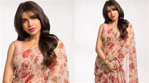 Samantha Ruth Prabhu celebrates feminism and timeless elegance in saree, we love it