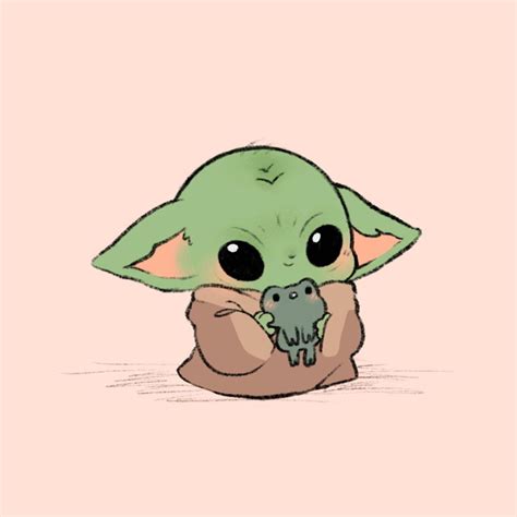 Cute Baby Yoda Drawings Wallpapers - Wallpaper Cave