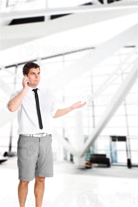 Angry businessman on the phone 15854276 Stock Photo at Vecteezy