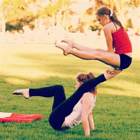 Acrobatic partner stretch...wow, wow, wow on all of that strength and flexibility Acro Yoga ...