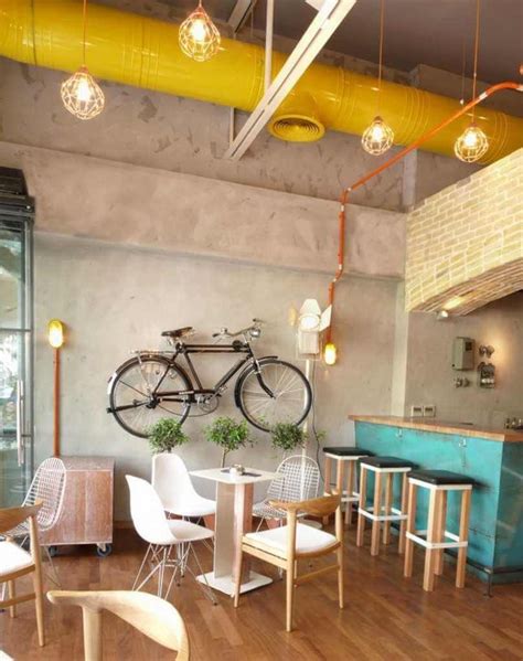 100 Modern Cafe Interior Design Concepts For Elegant Look | Coffee shop interior design, Coffee ...