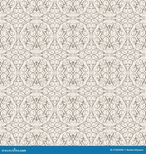 Beige wallpaper pattern stock vector. Illustration of retro - 27065096