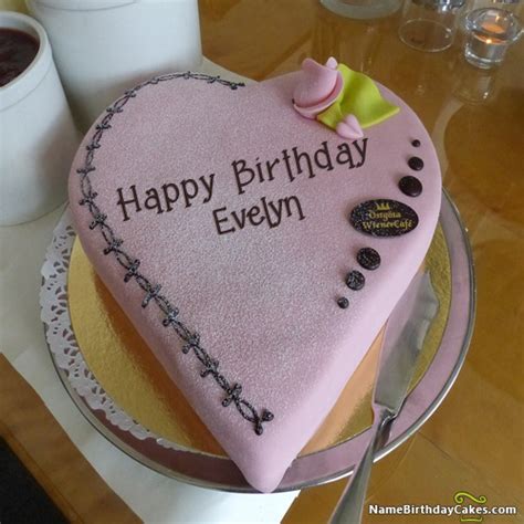 Happy Birthday Evelyn Cakes, Cards, Wishes