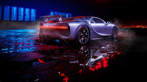 3840x2160 Wet Bugatti Chiron 4K ,HD 4k Wallpapers,Images,Backgrounds,Photos and Pictures