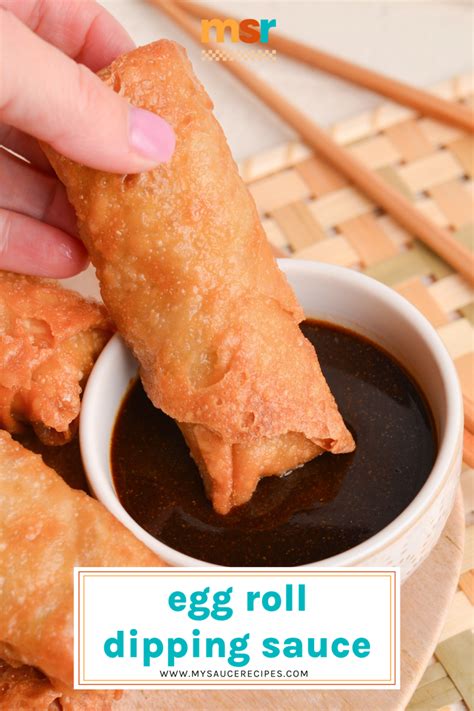 BEST Egg Roll Dipping Sauce Recipe (Ready in FIVE Minutes!)