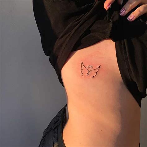 Angel Wing Minimalist Temporary Tattoo Wing Small Vintage Temporary Sticker Gift for Tattoo ...