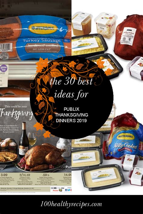 The 30 Best Ideas for Publix Thanksgiving Dinners 2019 – Best Diet and Healthy Recipes Ever ...