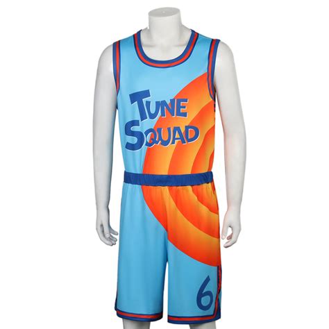 Hallowcos Space Jam 2: A New Legacy LeBron James Tune Squad Basketball Jersey