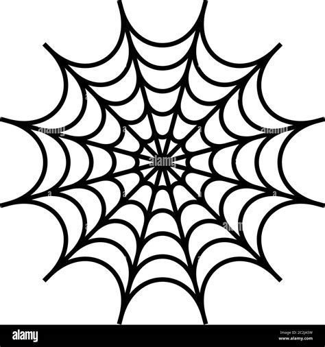 Spider Web Icon Design Vector Art Illustration Stock Vector Image & Art - Alamy