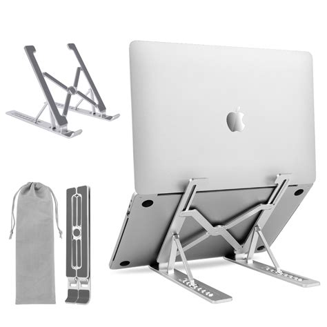 Laptop Stand, Adjustable Aluminum Computer Stand, PC Stand, Tablet Stand Mount, Ergonomic ...