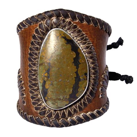 Early 20th Century Native American Leather Ketoh/ Bow Guard Bracelet at 1stDibs | native ...