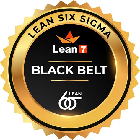 Lean Six Sigma Black Belt - Credly