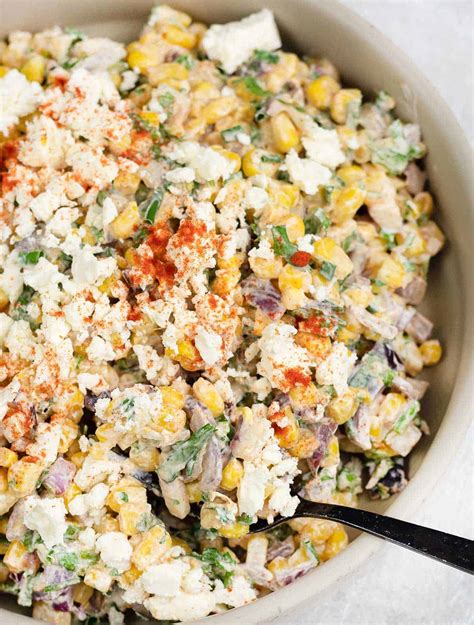 Elote Corn Salad (Mexican) - Healthy Life Trainer