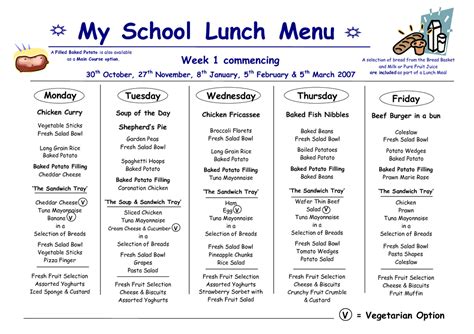 Cafeteria Menu - Miss Ditty's Classroom