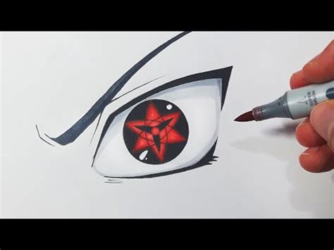 Uchiha Clan: Sasuke Uchiha Eternal Mangekyou Sharingan Drawing