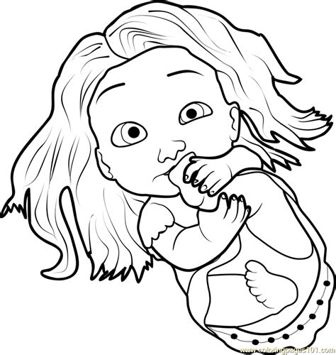 Rapunzel Printable Coloring Pages