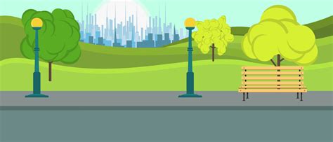 Cartoon Park Background Vector Art, Icons, and Graphics for Free Download