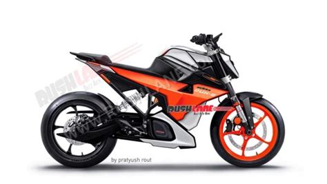 2023 KTM Duke Electric Motorcycle - Render Based On Leaked Sketch