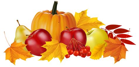 Autumn Clip Art Autumn Pumpkin And Fruits Png Clipart Image Png 6300 | The Best Porn Website