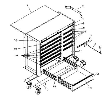 CRAFTSMAN TOOL CHEST Parts | Model 706139910 | Sears PartsDirect
