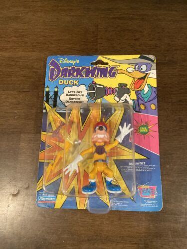 Darkwing Duck Megavolt Figure MOC Disney Playmates 1991 Vintage New | #4578017235