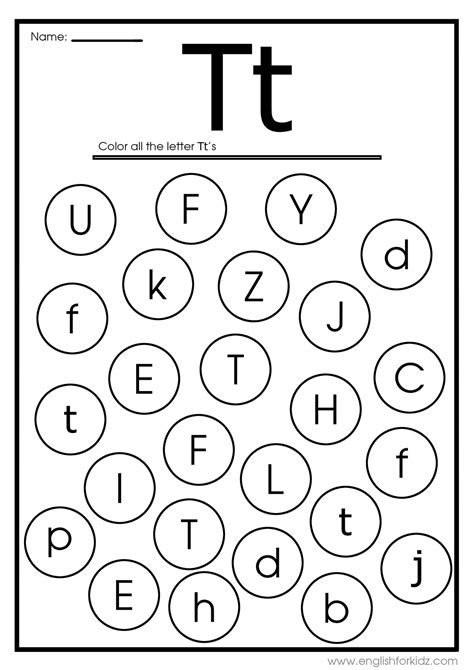 letter t worksheets for first grade alphabetworksheetsfreecom - letter t 10 free pdf printables ...